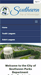 Mobile Screenshot of parksonline.southaven.org